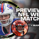WEEK 2 PREVIEW 🏈 Can the Lions’ defense stop the Bills? + Injury updates | NFL Live