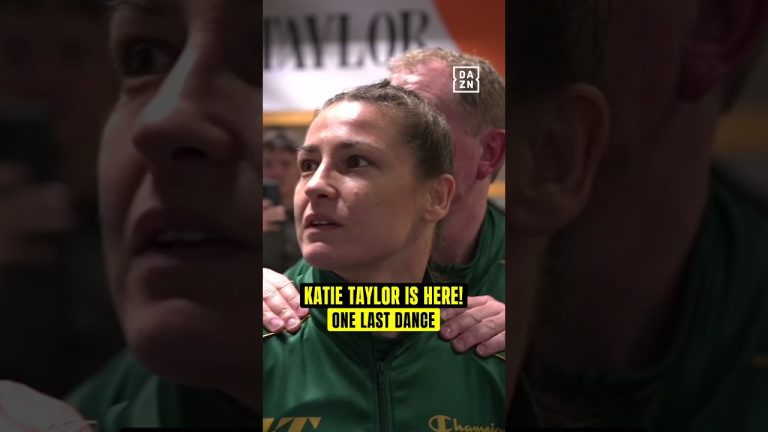 We are LIVE now on DAZN, Don’t miss Katie Taylor’s final fight!