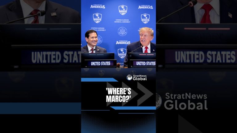 Where’s Marco? Trump asks as his Secretary of State sits right beside him | #shorts #trump