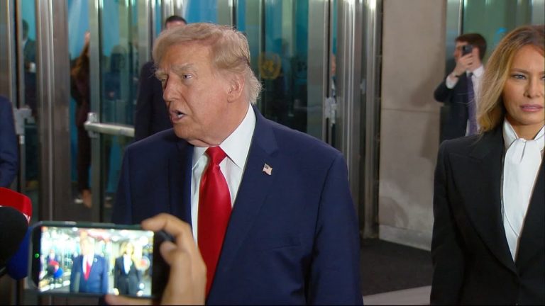 ‘You should not be here’: Trump lashes out at CNN reporter ahead of UN speech