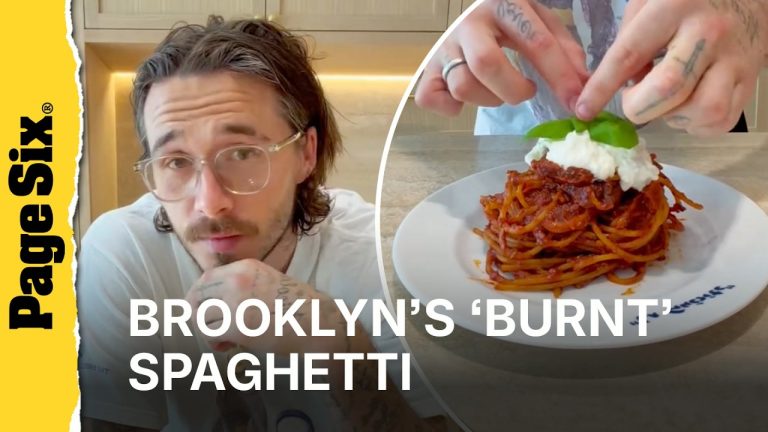 Aspiring chef Brooklyn Beckham brutally trolled for cooking ‘burnt’ spaghetti