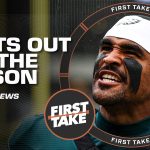 BREAKING: Jalen Hurts OUT FOR SEASON after blood clots discovered in lungs | First Take