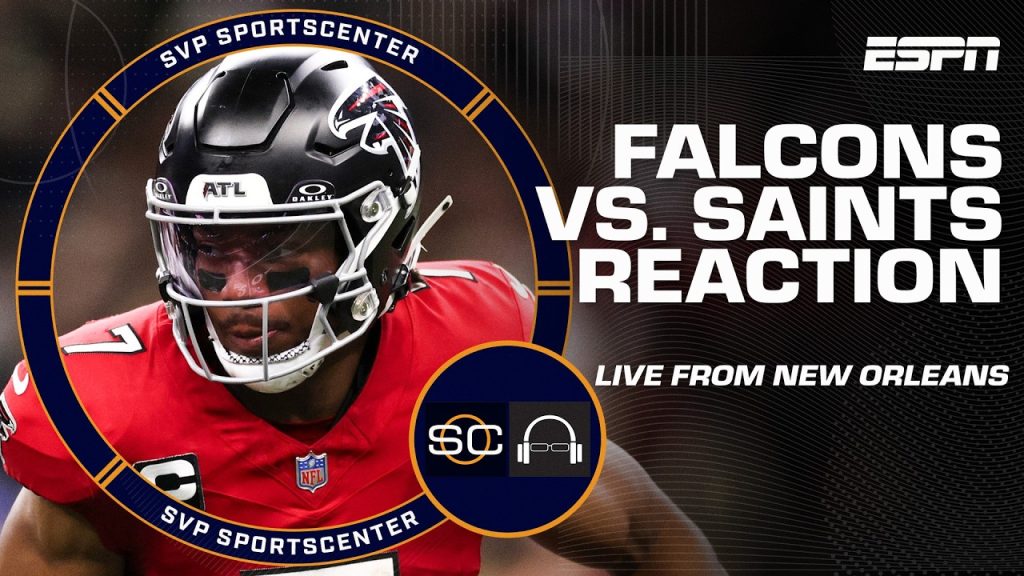 Bijan Robinson & Brian Robinson Jr. talk scoring 5 TDs in Falcons’ MNF win | SC with SVP