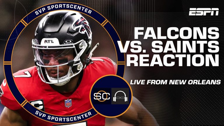 Bijan Robinson & Brian Robinson Jr. talk scoring 5 TDs in Falcons’ MNF win | SC with SVP