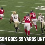 Bijan Robinson rushes 59 yards for Falcons TD early on MNF | NFL on ESPN