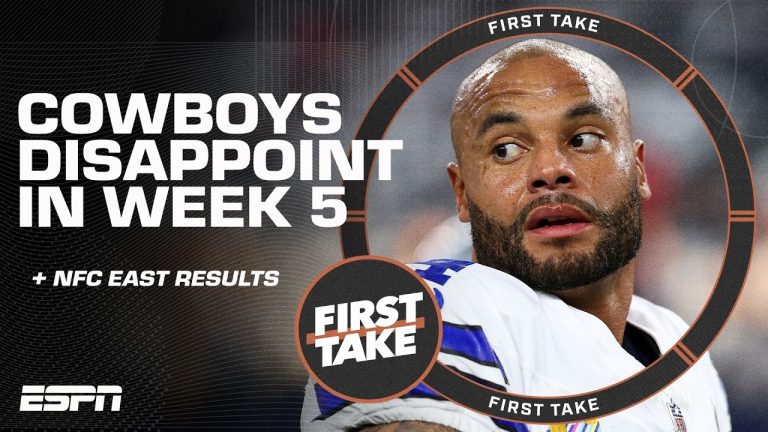 DISAPPOINTMENT IN DALLAS 😲 Stephen A., Michael Irvin & Dan O review NFC East results | First Take