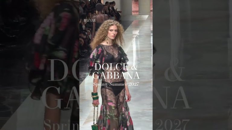 Dolce & Gabbana Spring/Summer 2027 at #MilanFashionWeek