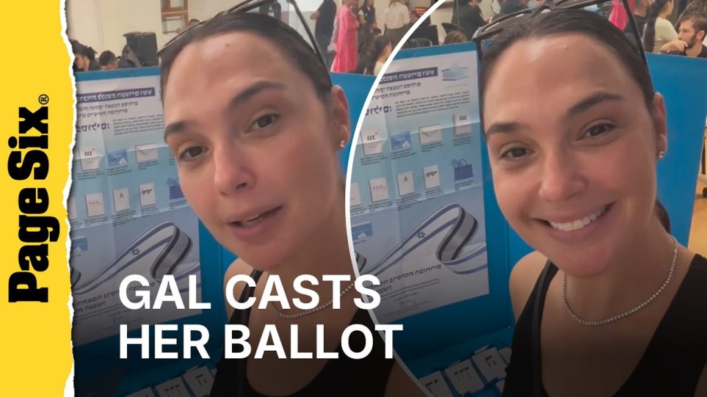 Gal Gadot casts her ballot in pivotal Israeli election