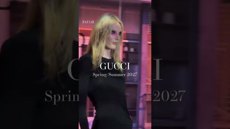 Gucci Spring/Summer 2027 at #MilanFashionWeek.