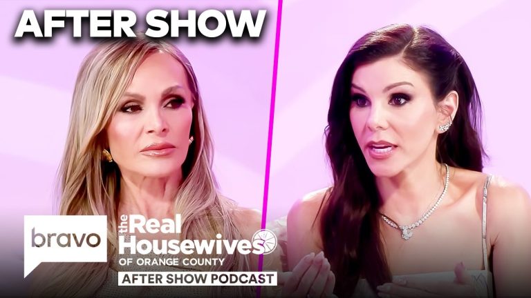 Heather Dubrow Claps Back At Alexis Bellino’s Podcast Disses | RHOC After Show (S20E14) Pt 1 | Bravo