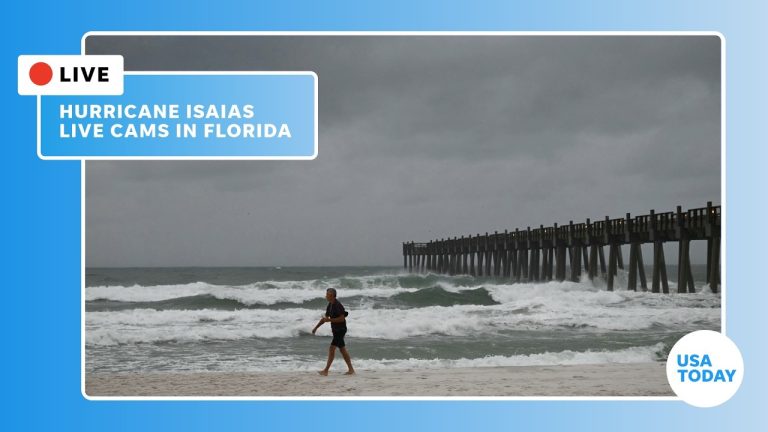 LIVE: Hurricane Isaias webcams in Florida, Alabama show current conditions, EarthCam videos show