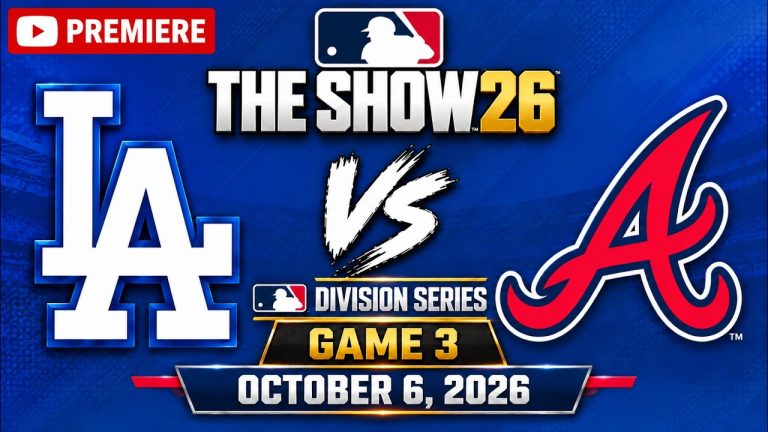 Los Angeles Dodgers vs Atlanta Braves | October 6, 2026 | MLB The Show 26 Division Series Game 3