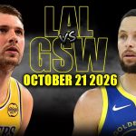 Los Angeles Lakers vs Golden State Warriors Full Game Highlights – October 21, 2026 | NBA Season