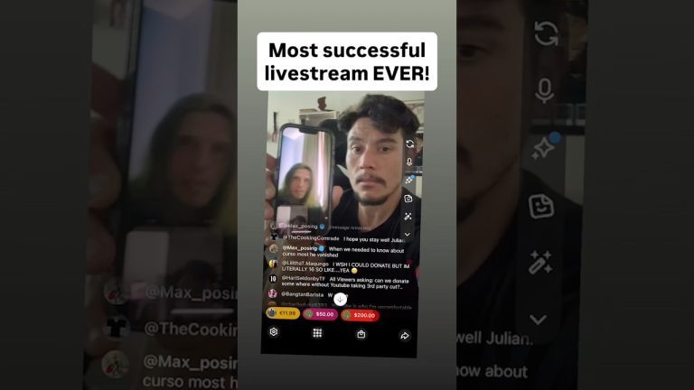 MOST SUCCESSFUL LIVE STREAM EVER. THANK YOU!