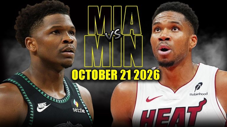 Minnesota Timberwolves vs Miami Heat Full Game Highlights – October 21, 2026 | NBA Season