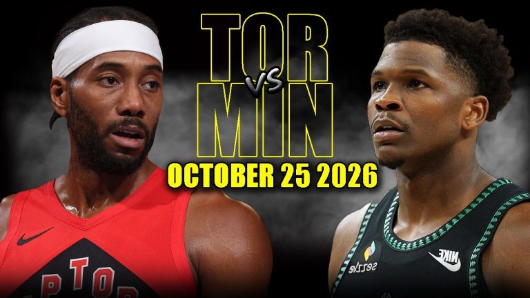 Minnesota Timberwolves vs Toronto Raptors Full Game Highlights – October 25, 2026 | NBA Season
