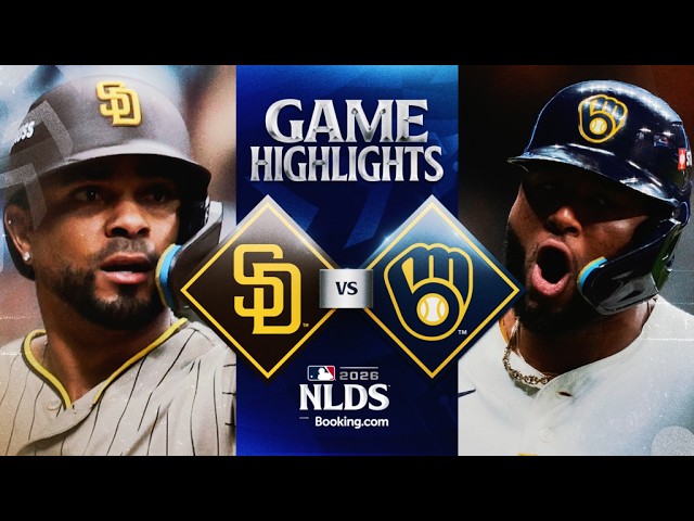 PADRES vs. BREWERS: NLDS Full Game 1 Highlights (October 3) | 2026 MLB Season