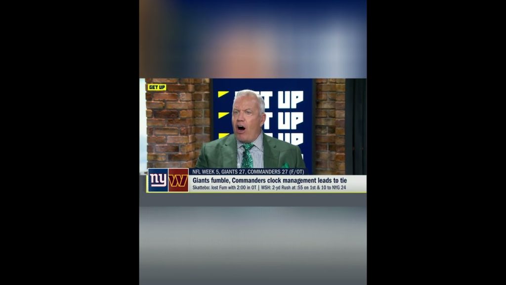 Rex Ryan on the Giants-Commanders ending 🗣️