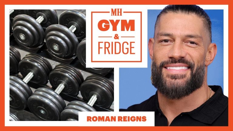 Roman Reigns Shows Off His Gym & Fridge | Gym & Fridge | Men’s Health