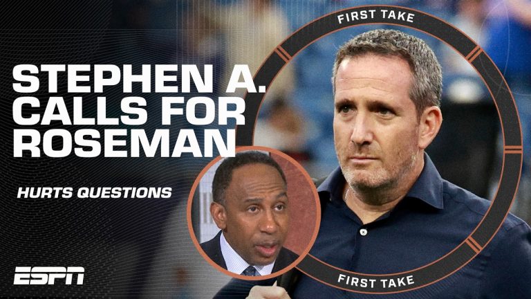 Stephen A. calls for Eagles GM Howie Roseman to speak on Jalen Hurts’ medical status | First Take