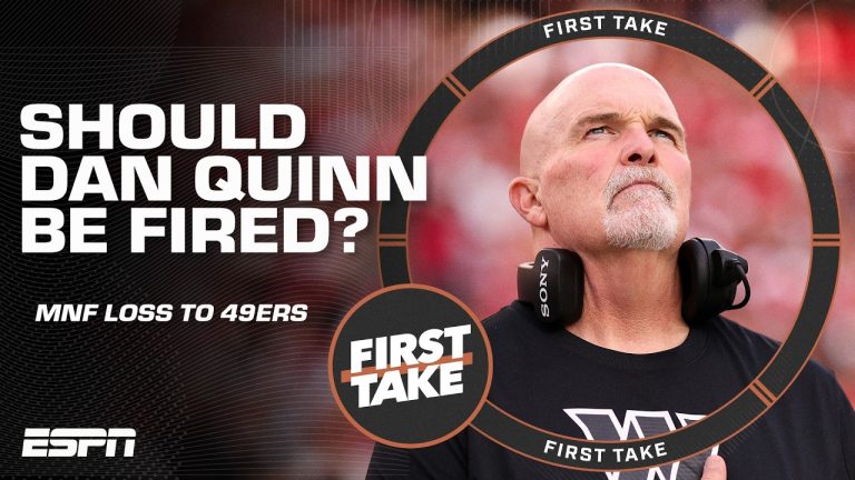 Stephen A. says ‘IT’S OVER’ for Dan Quinn after clock mismanagement vs. 49ers 😳 | First Take