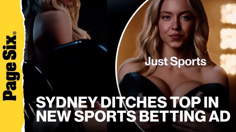Sydney Sweeney ditches top in new sports betting ad
