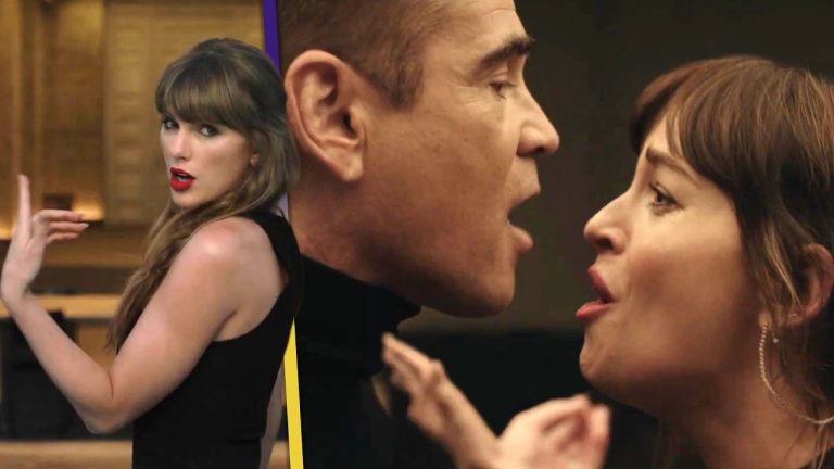 Taylor Swift Reveals Which CELEB Dakota Johnson and Colin Farrell Were Fighting Over in Patient Zero
