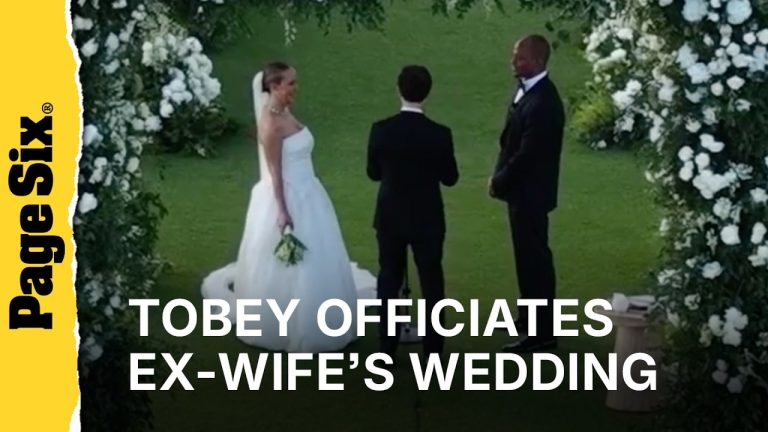 Tobey Maguire officiates ex-wife Jennifer Meyer’s star-studded Hawaii wedding to Geoff Ogunlesi